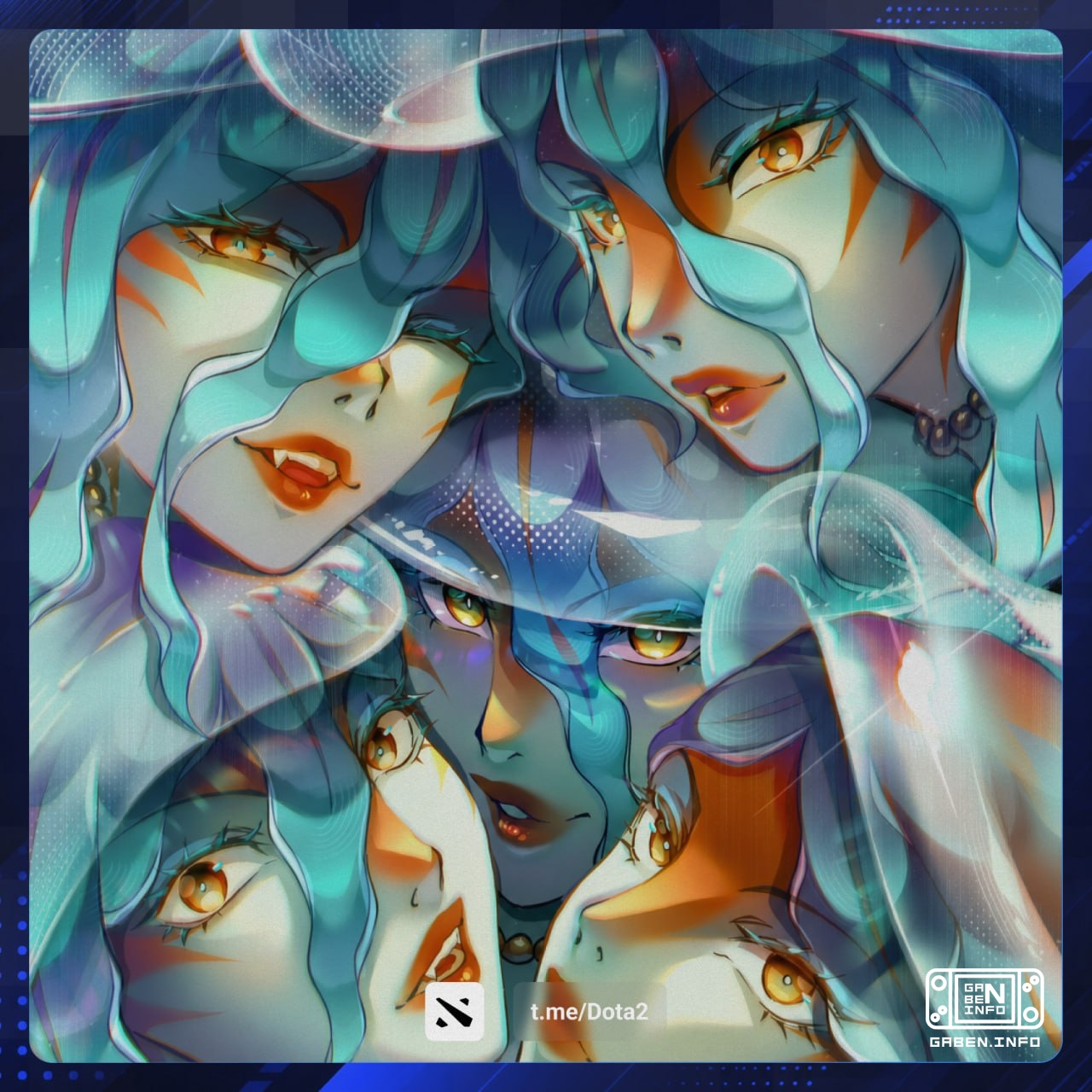 Os mineiros Naga Siren estão em posição? Um dos jogadores no Reddit compartilhou um desenho de seu personagem favorito A...