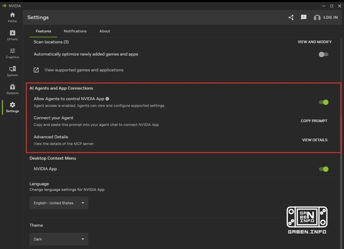 The latest NVIDIA App update (11.0.9.565) introduced a local MCP server for AI agents, which is enabled by default and a...
