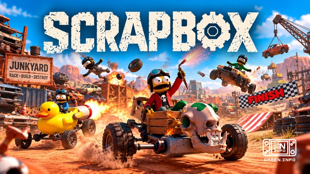 You've got a four-wheel-drive seat and you're rolling right before the first jump. SCRAPBOX a physical sandbox: you pick...