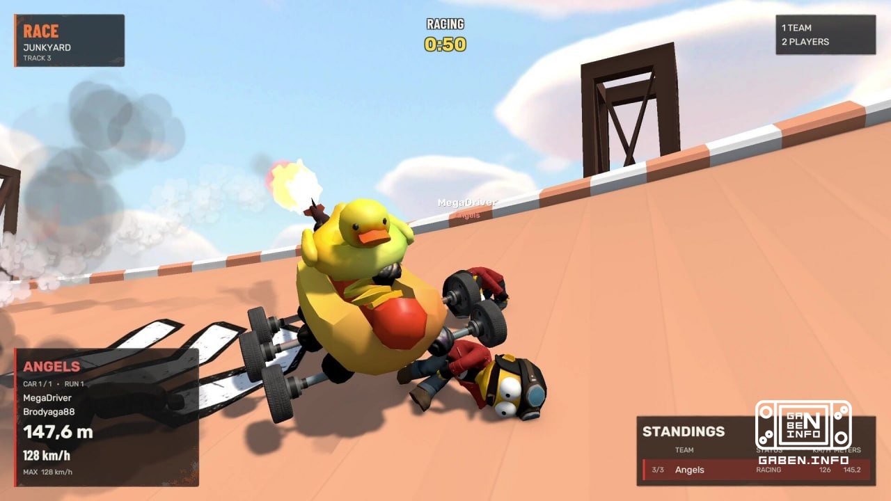 You've got a four-wheel-drive seat and you're rolling right before the first jump. SCRAPBOX a physical sandbox: you pick...