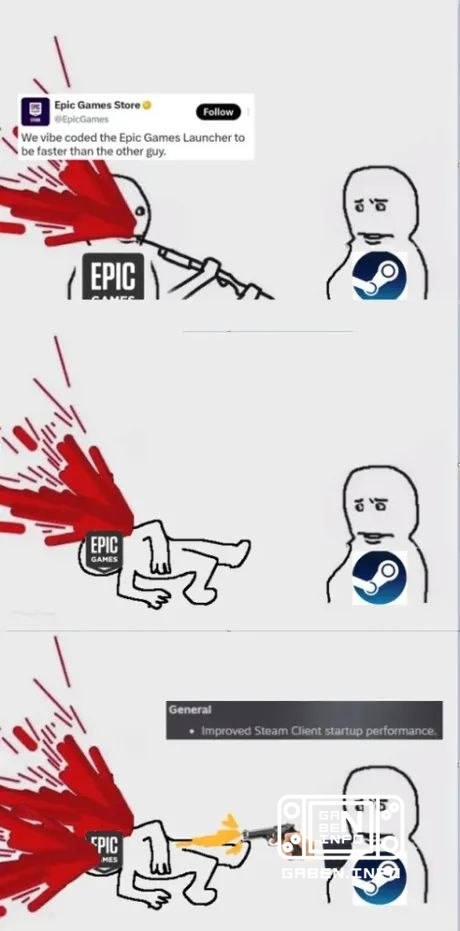 Спасибо EGS за то, что помогли ускорить Steam