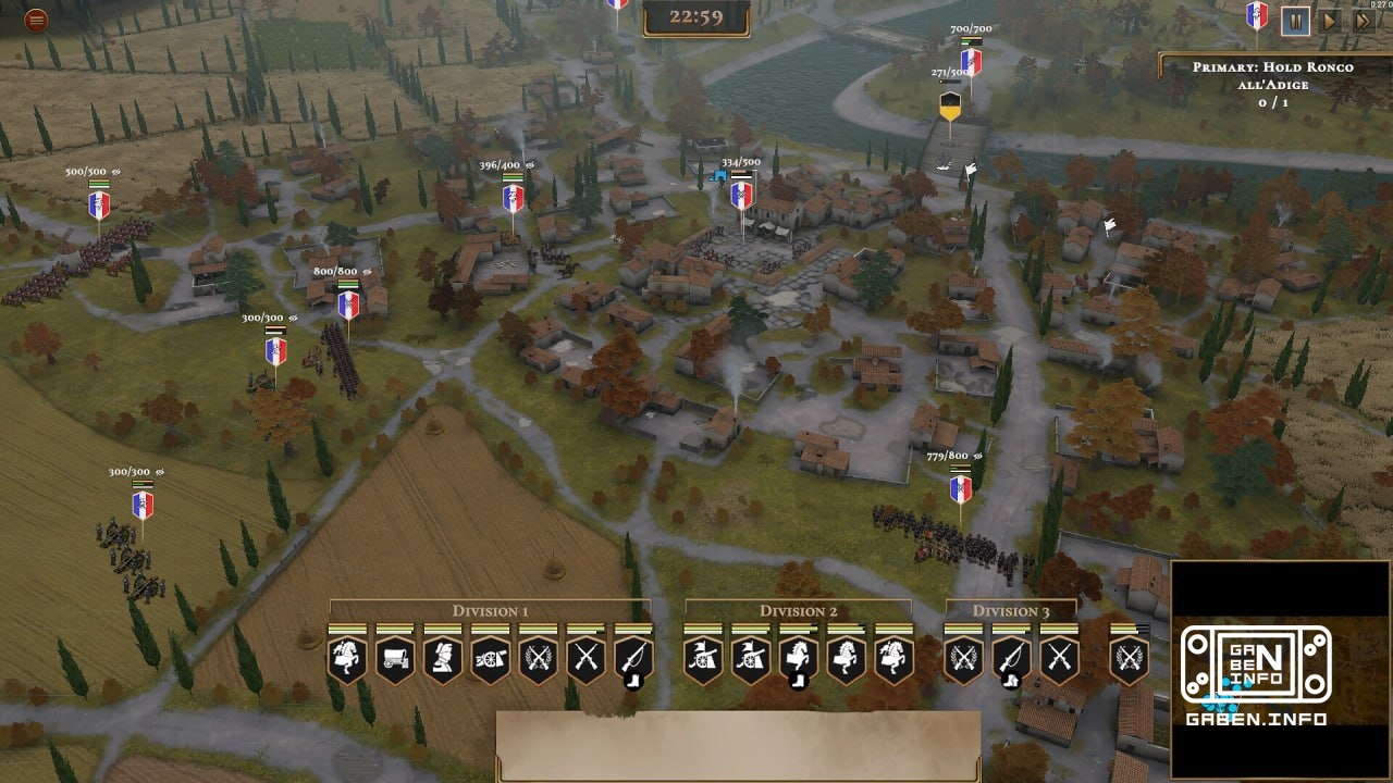 In Steam, a demo version of the Napoleonic Wars simulator is released, which allows you to evaluate the basic game mecha...