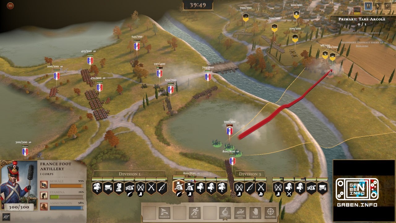 In Steam, a demo version of the Napoleonic Wars simulator is released, which allows you to evaluate the basic game mecha...
