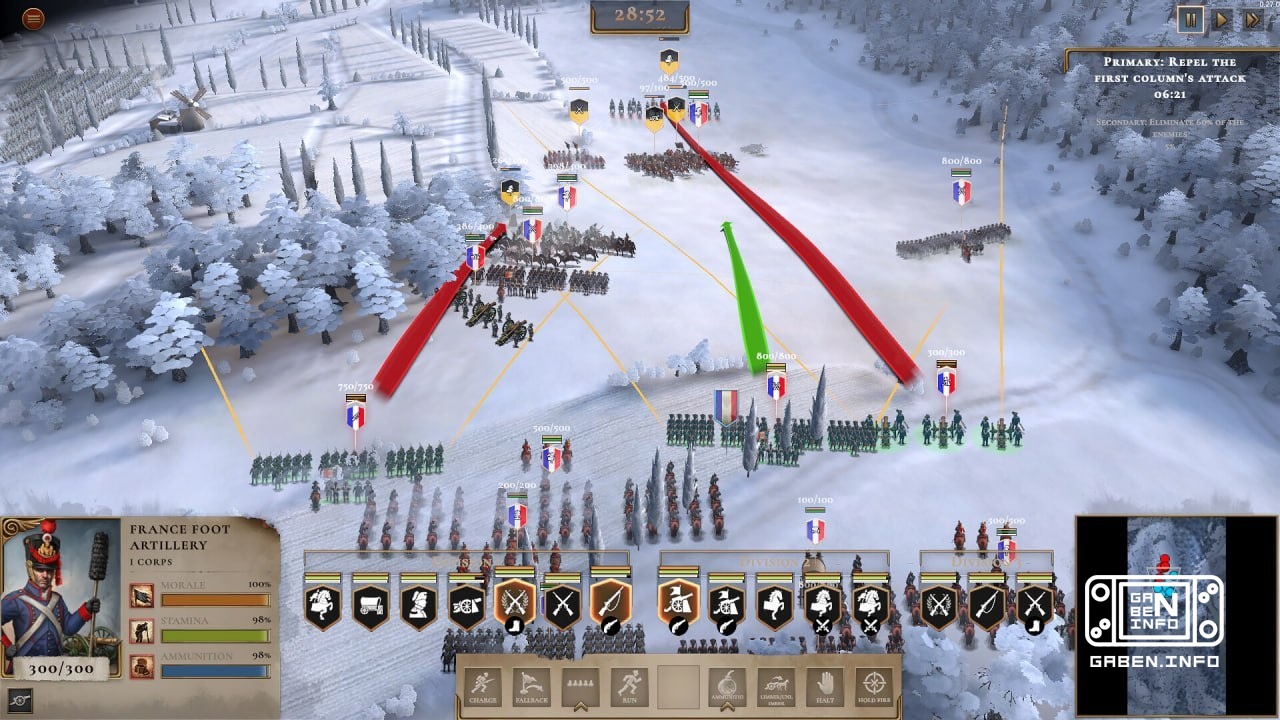 In Steam, a demo version of the Napoleonic Wars simulator is released, which allows you to evaluate the basic game mecha...