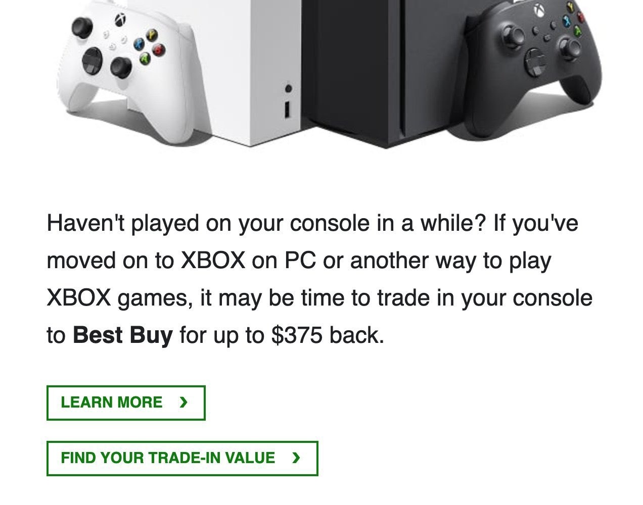 Microsoft is offering Xbox owners to get rid of their consoles. The company has begun sending emails to some users offer...