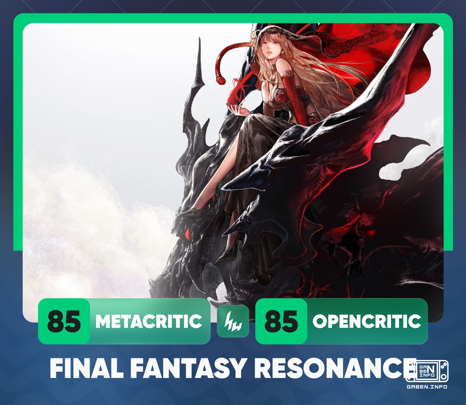 Final Fantasy Resonance was well received Review of editions: • DualShockers 10/10 • NintendoWorld Report 10/10 • HardZo...