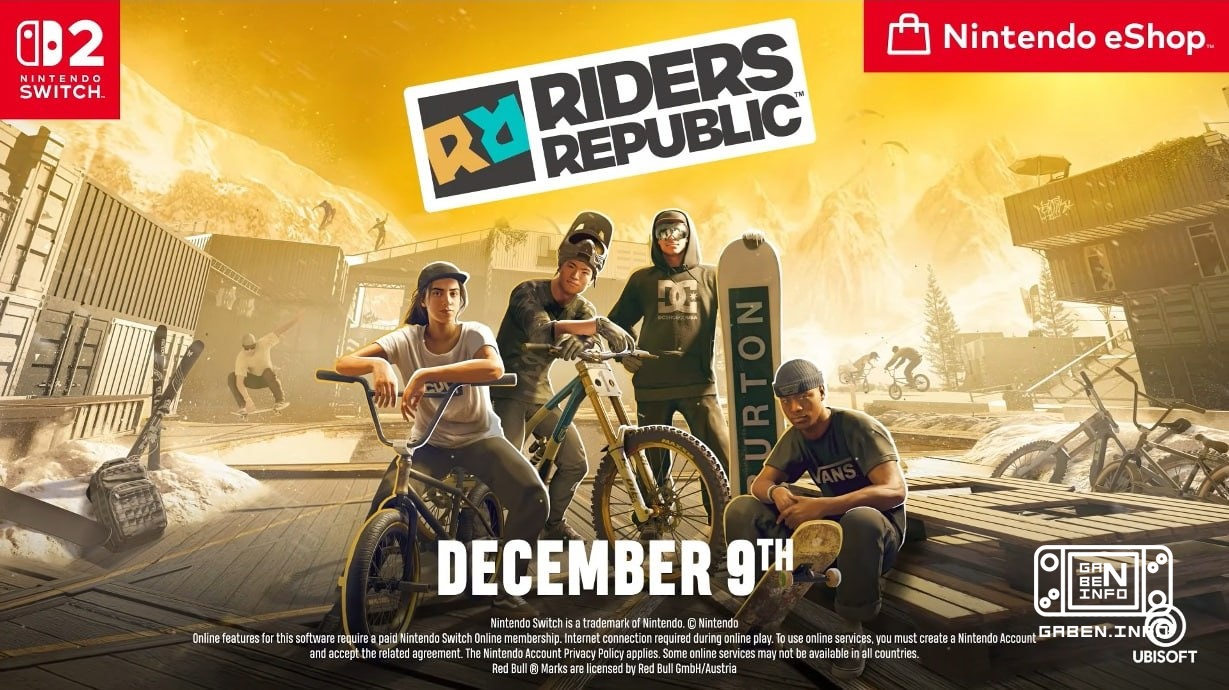Riders Republic wird am 9. Dezember auf Switch 2 erscheinen. Zwei Steep-Fans sind irgendwo enttäuscht.
