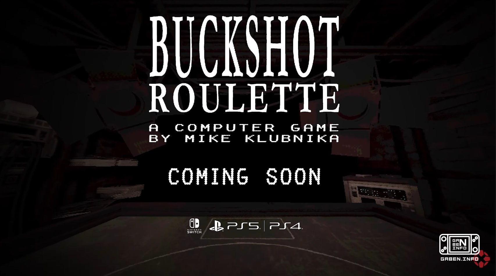 Buckshot Roulette портируют на Nintendo Switch, PS5 и PS4