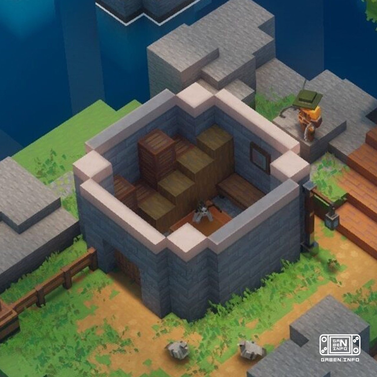 O gato de Pogo, um dos desenvolvedores de Minecraft Dungeons 2, foi perpetuado no jogo. Infelizmente, ele não sobreviveu...