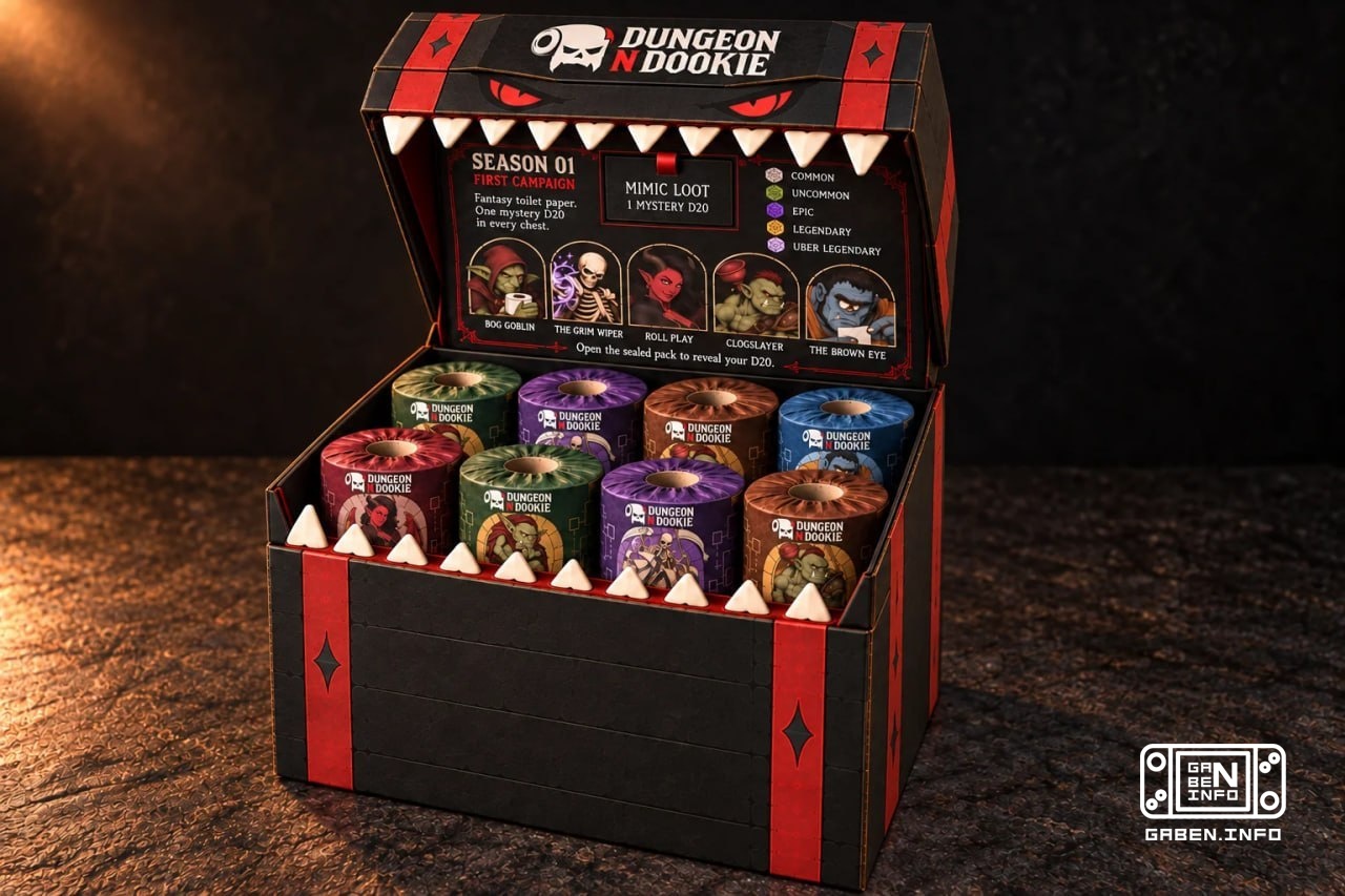 D&D will release toilet paper . Dungeon & Dookie has presented the best gift for a troupe of 24 stylized roller skates. ...