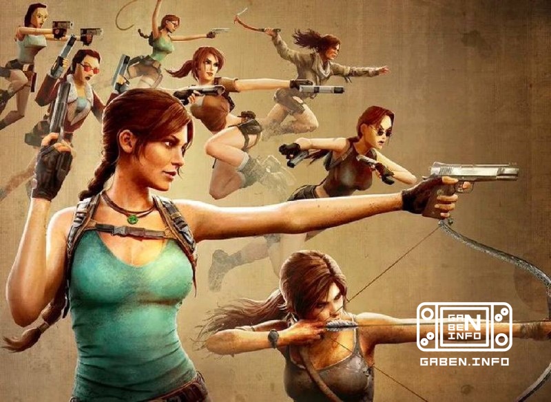 Arte oficial para o 30o aniversário da franquia Tomb Raider Em 2026, a série comemora o aniversário do primeiro jogo com...
