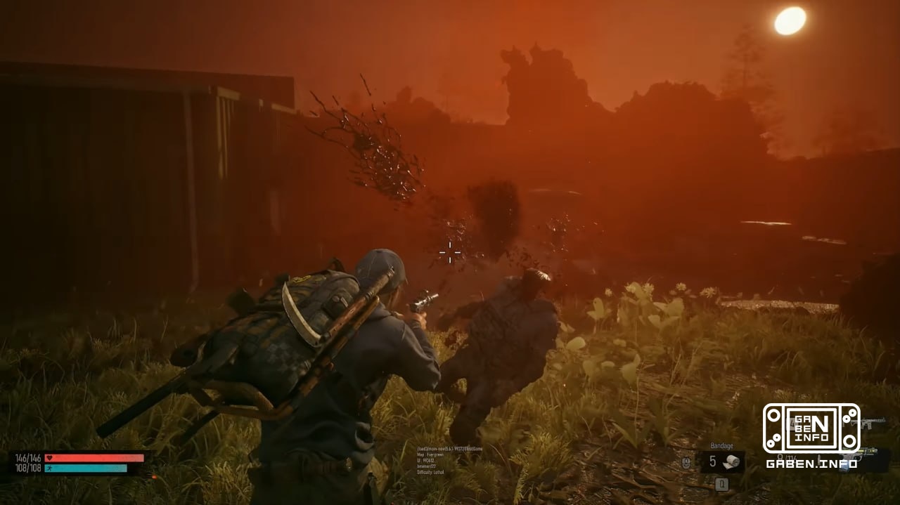 State of Decay 3의 19분 게임에서 유튜버 브라이언 메나르드가 가장 어려운 상황에서 벌이를 공격할 수 있게 했습니다.