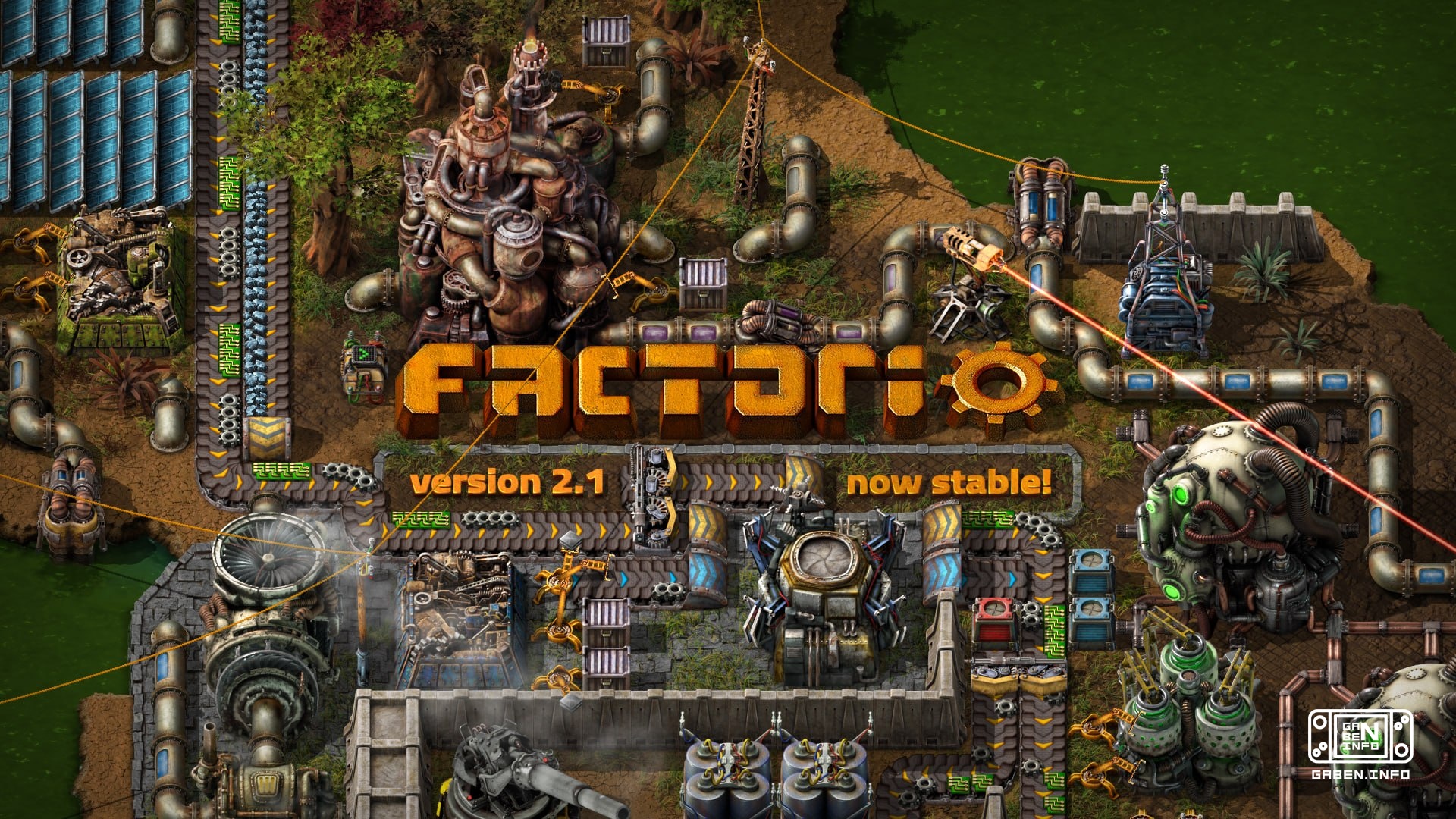 La última gran actualización 2.1 para Factorio salió hoy. Se añadieron simplemente diferentes fichas QoL que no llegaron...