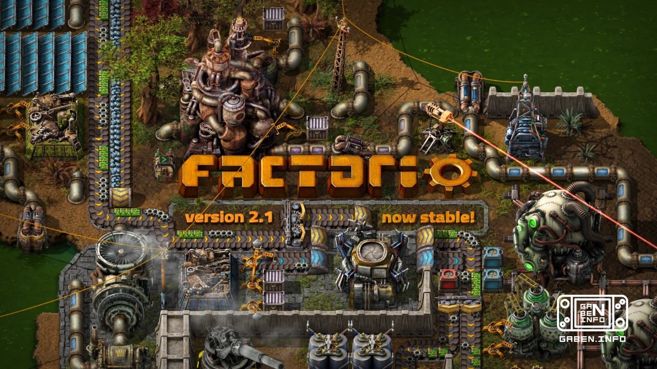 Factorio received a final 2.1 update, and the 2.1 update includes a set of improvements and fixes that were short-lived ...