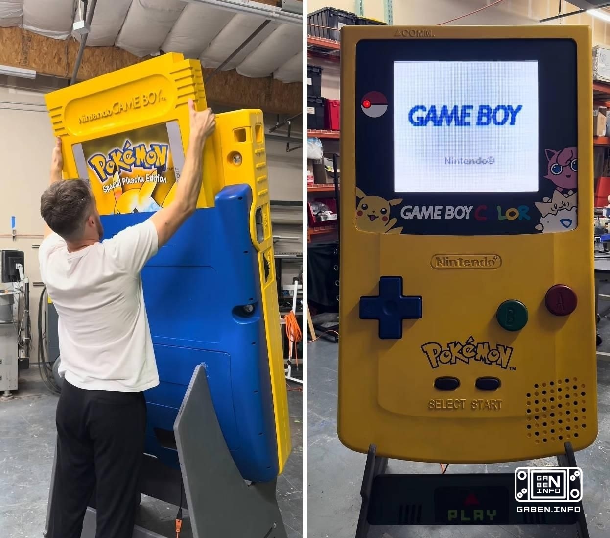 The giant Game Boy Color has conquered the Internet! ️ Engineer Nick Alvarez, known as NickBuildsStuff, created a full-s...