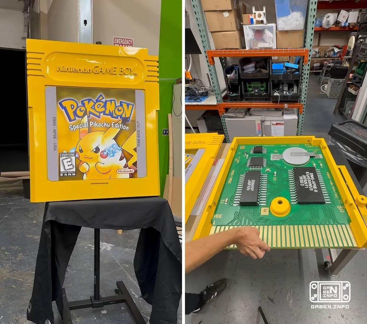 The giant Game Boy Color has conquered the Internet! ️ Engineer Nick Alvarez, known as NickBuildsStuff, created a full-s...