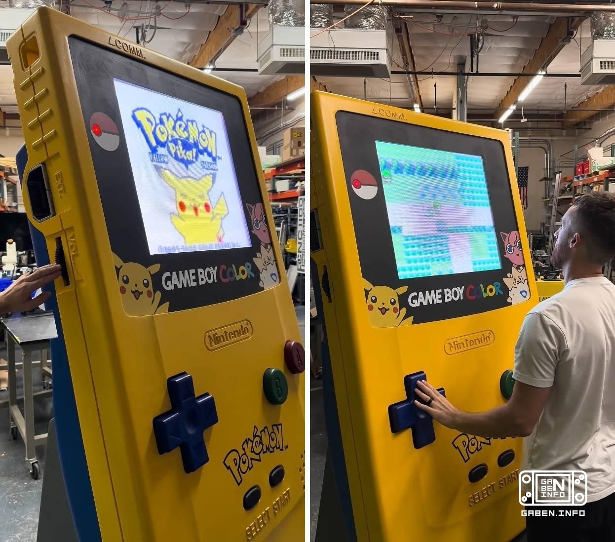 The giant Game Boy Color has conquered the Internet! ️ Engineer Nick Alvarez, known as NickBuildsStuff, created a full-s...