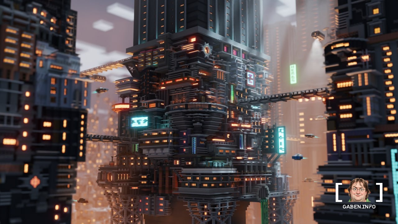 🤩 Beautiful.There is a user on Reddit, Deltagon, who collects cyberpunk and steampunk cities in Minecraft.And he does it...
