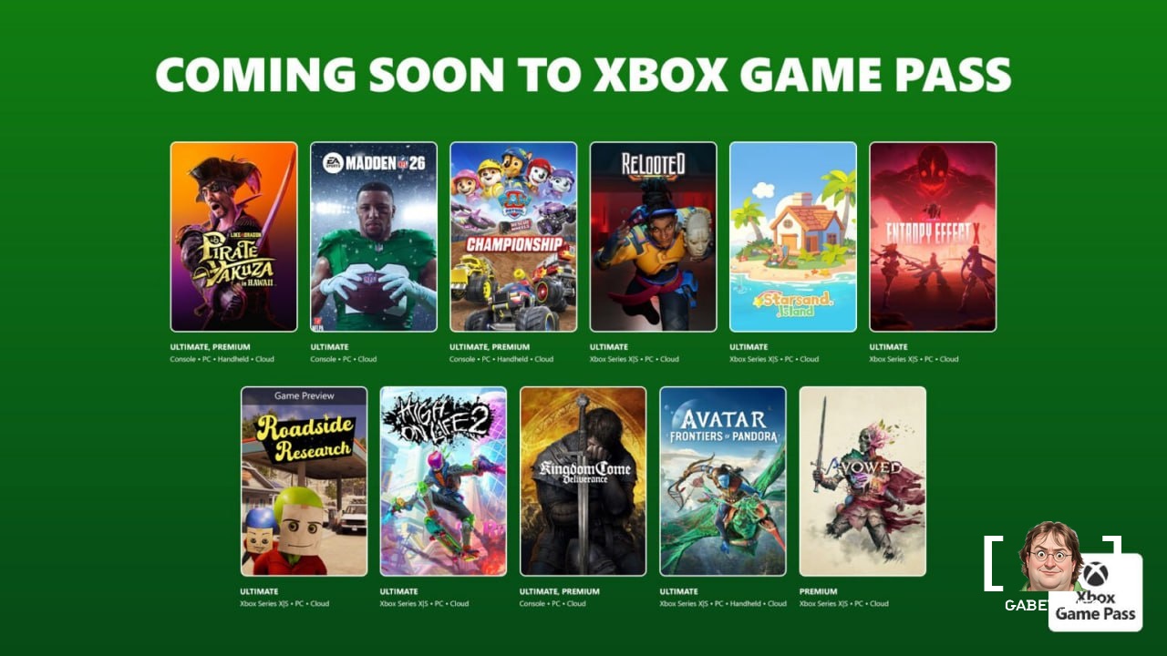 List of games to replenish Xbox Game Pass for the first half of February • Like A Dragon: Pirate Yakuza in Hawaii - avai...