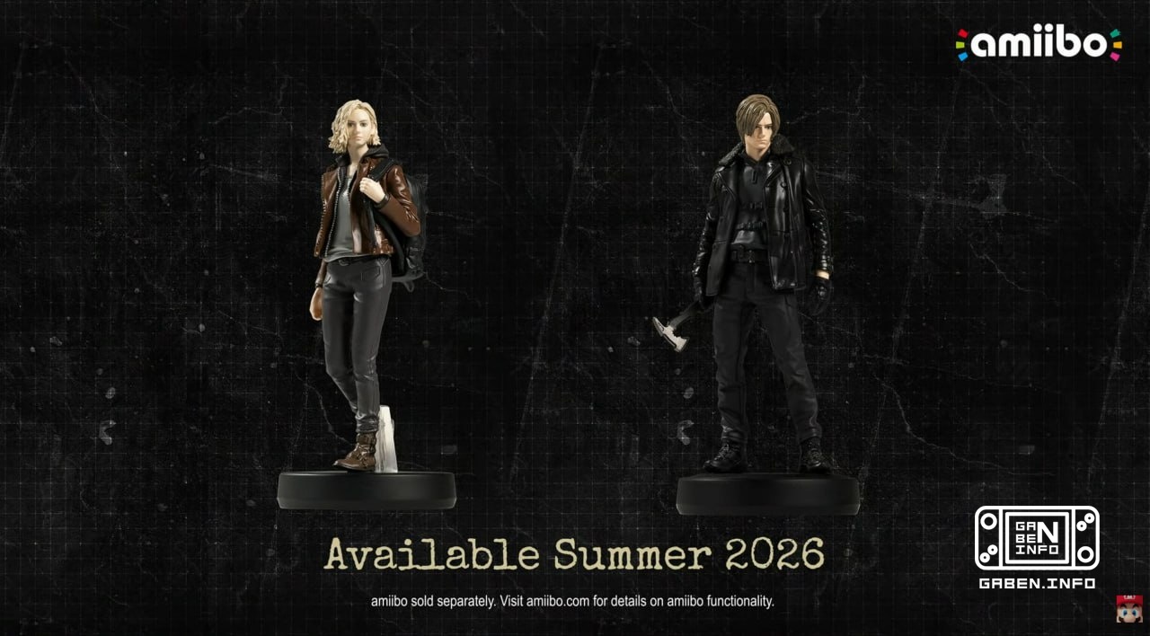 THEY TOOK LEON’S BEARD: They showed an Amiibo for Resident Evil Requiem, as well as a special gamepad