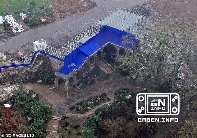 A little bit of the set of the Harry Potter series