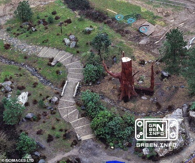 A little bit of the set of the Harry Potter series