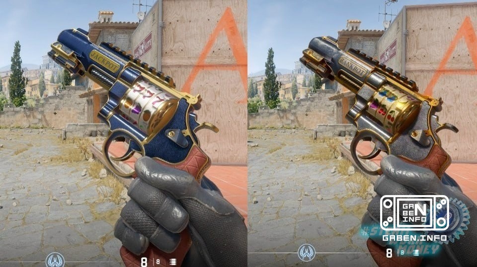 🎰 REVOLVER DODEP—this skin is currently gaining popularity in the Steam Workshop.