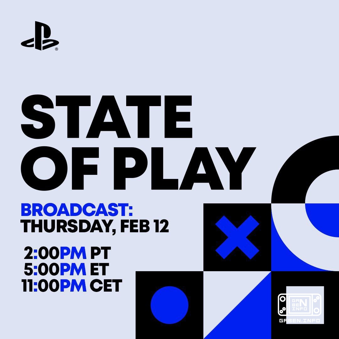 State of Play will take place at 1 a.m. Moscow time on February 13 - More than 60 minutes - New gameplay of your own gam...