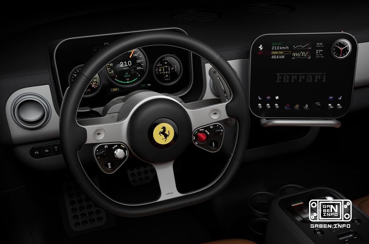 Ferrari showed off its first electric car - the interior design was developed by Jony Ive.The model will be called Ferra...