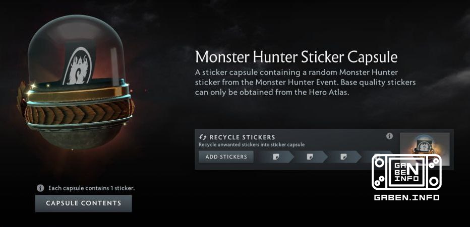 😯 Freebie from Valve We gave out capsules with stickers to those who had unused materials left. Unfortunately, capsules ...