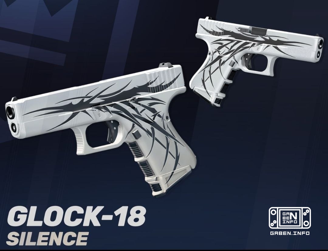 GLOCK-18 with the name “Silence” created a lot of noise in the Steam workshop...
