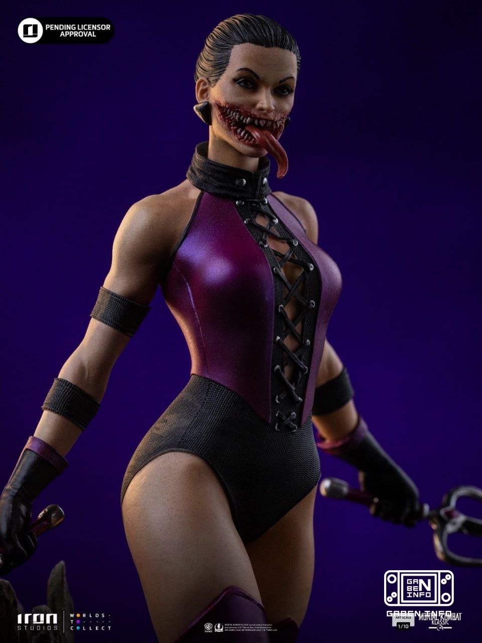 Mileena 1/10 scale figure from Mortal Kombat😍 (Iron Studios)