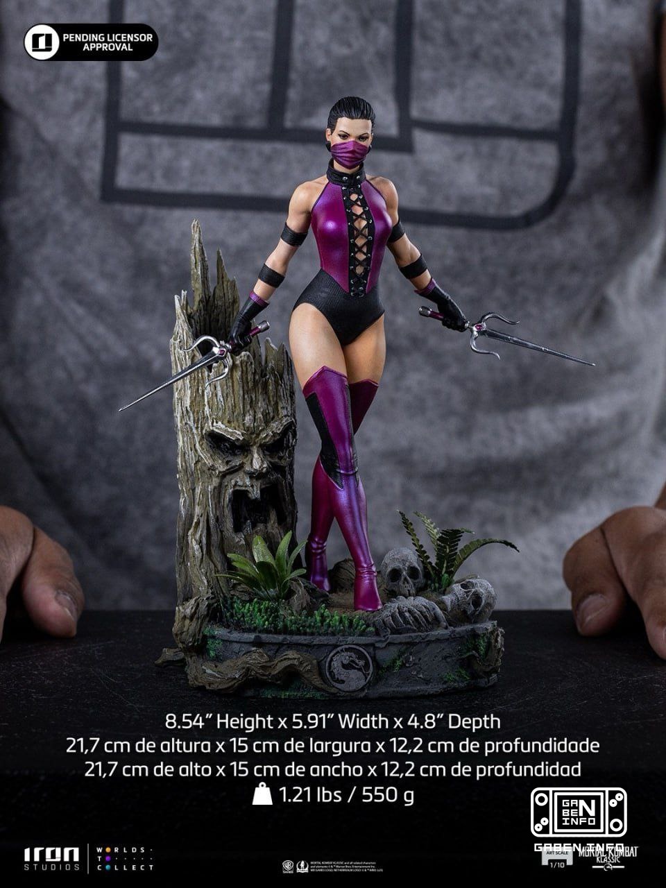 Mileena 1/10 scale figure from Mortal Kombat😍 (Iron Studios)