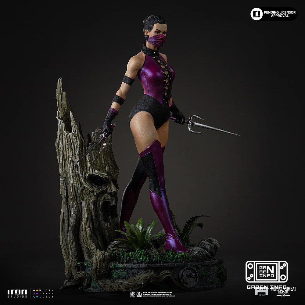 Mileena 1/10 scale figure from Mortal Kombat😍 (Iron Studios)