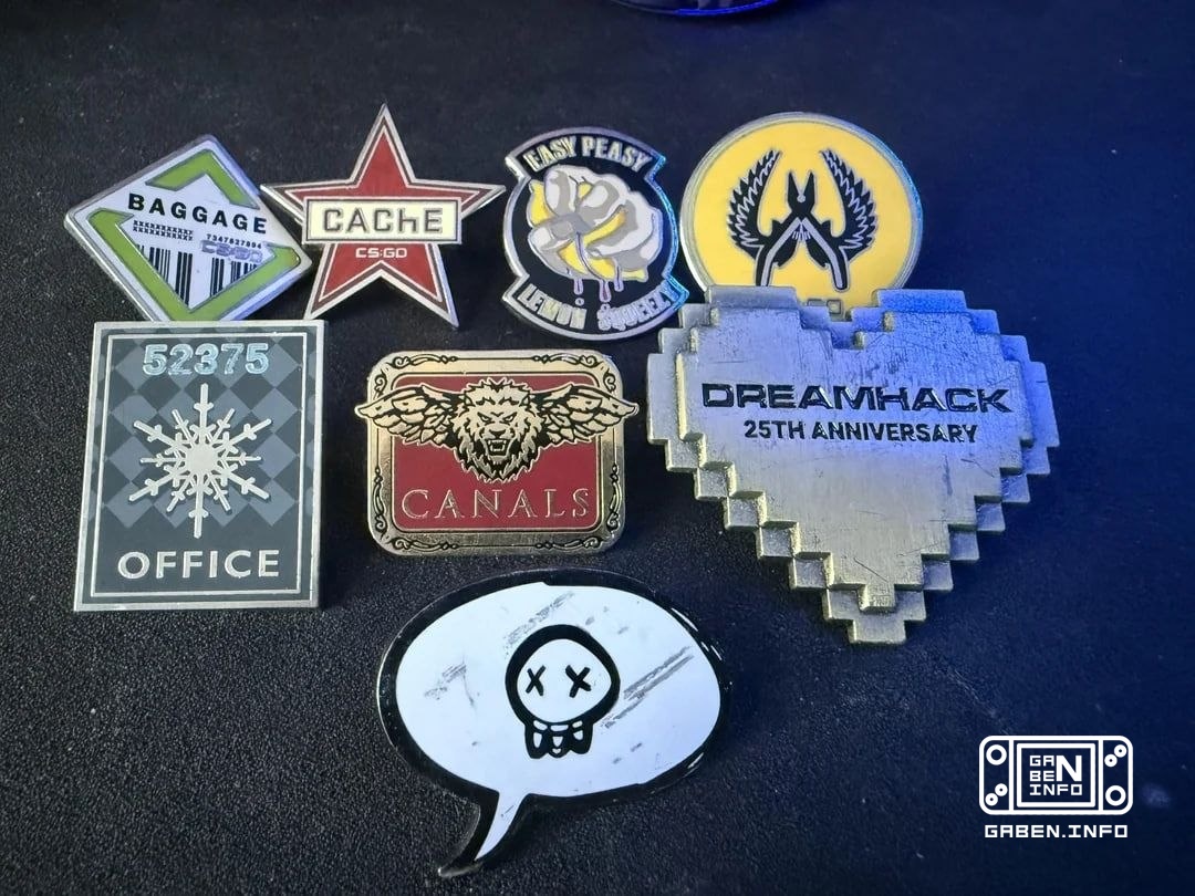 Counter-Strike Pin Collection: Previously, these pins were released as collectibles.