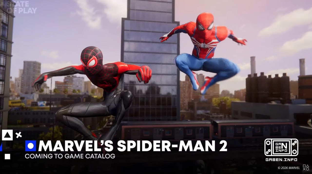 Spudi-Man 2 and his friend Spudi-Man will visit the PS Plus catalog on February 17 Also Tekken Dark Resurrection (March)...