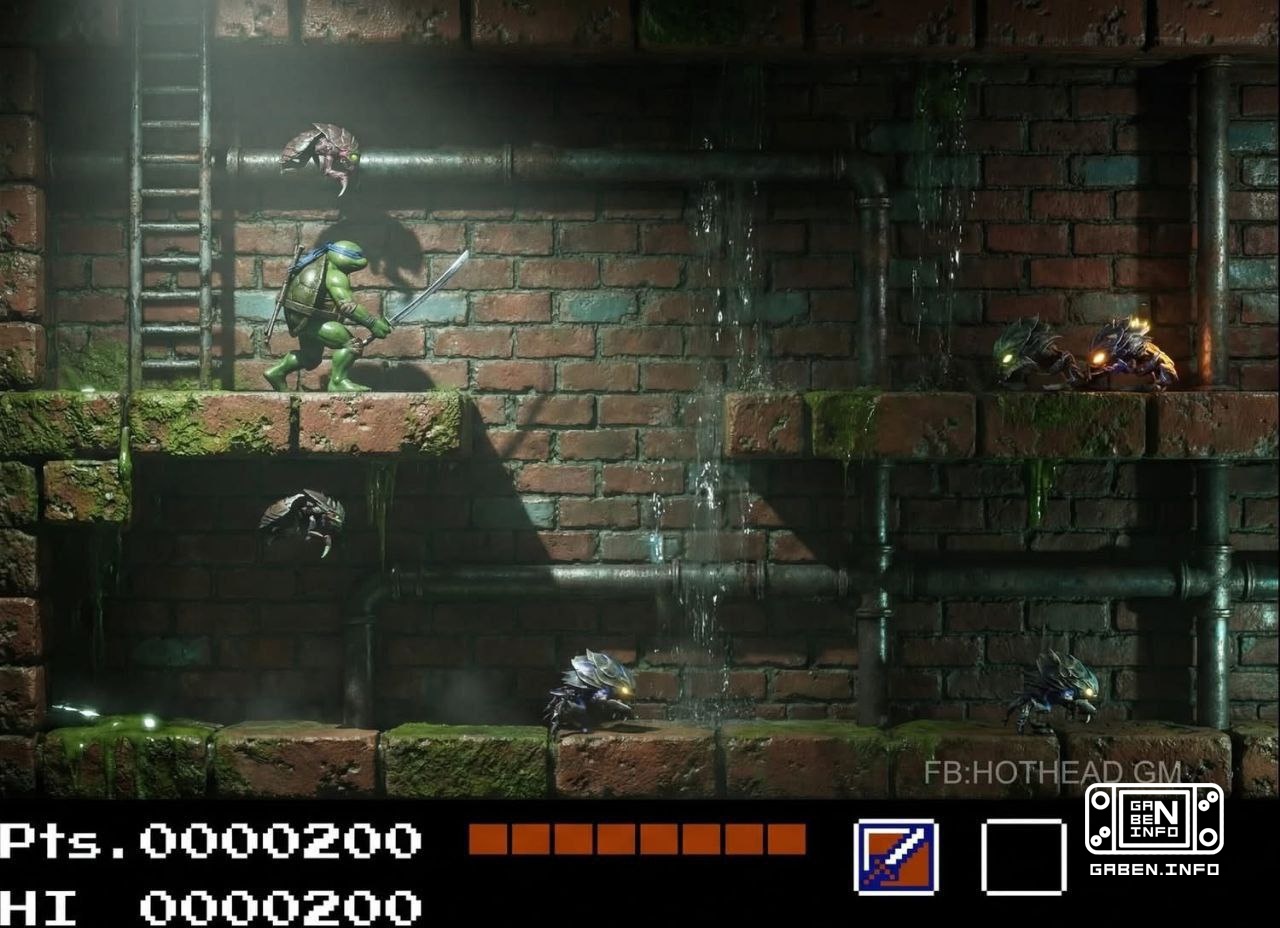 TMNT Remake Concept (NES) 🐢 Teenage Mutant Ninja Turtles for the Nintendo Entertainment System. The remake was made usin...