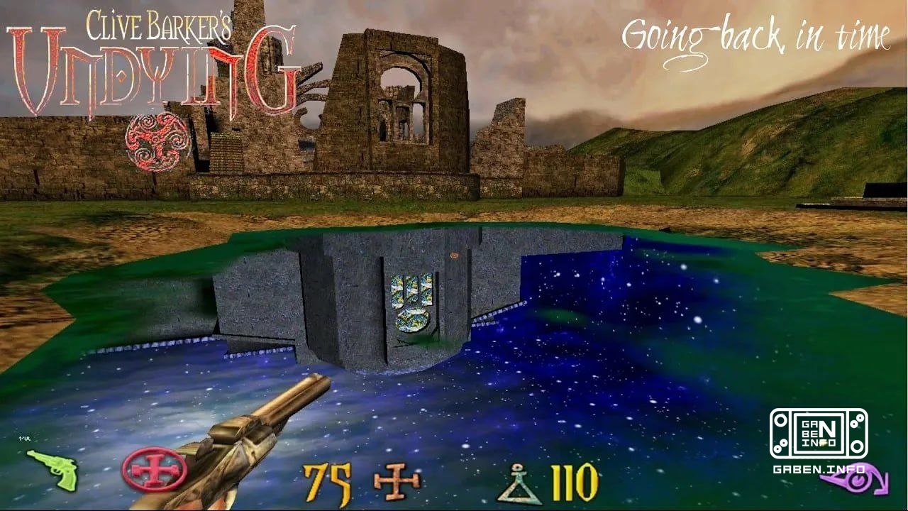 A great moment from the game Clive Barker's Undying, when the protagonist crossed the lake into the past👍