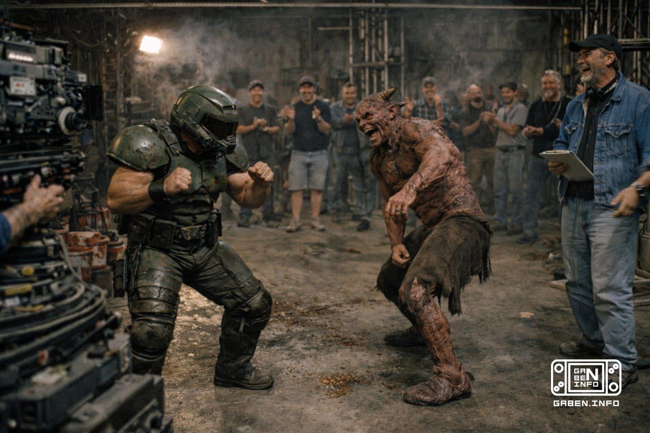 DOOM (Like a neuron sees a photo from the filming of a non-existent film😁)