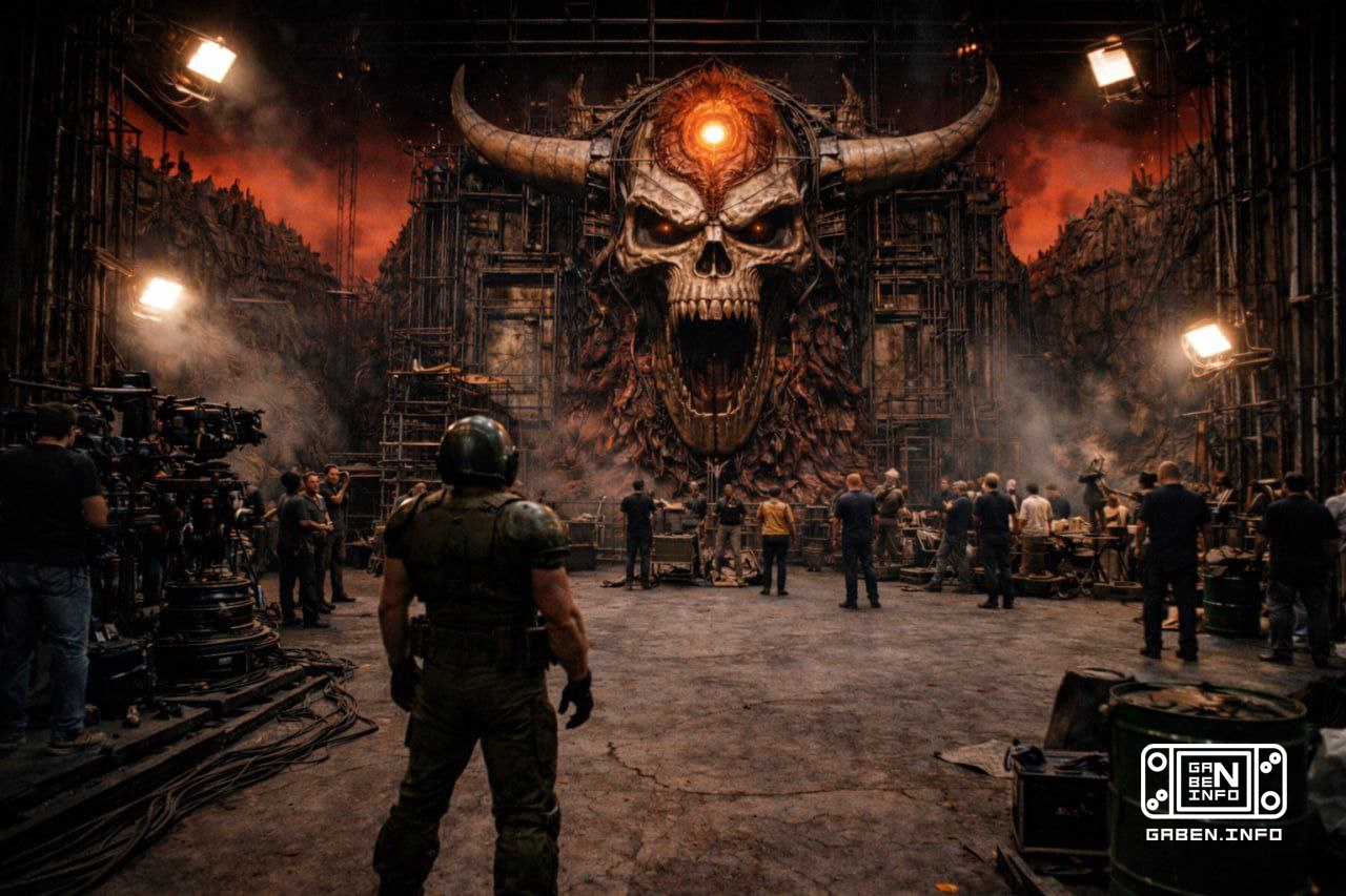 DOOM (Like a neuron sees a photo from the filming of a non-existent film😁)