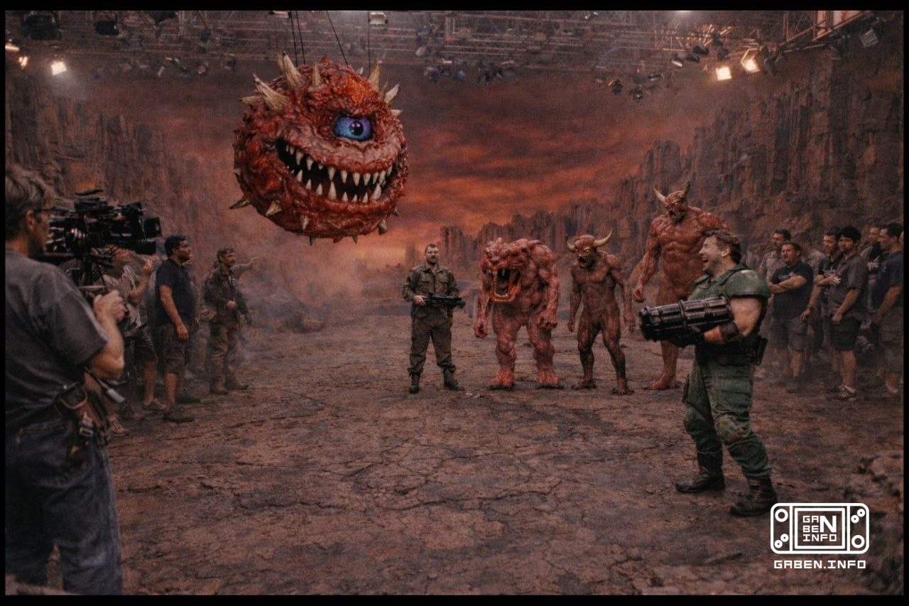 DOOM (Like a neuron sees a photo from the filming of a non-existent film😁)