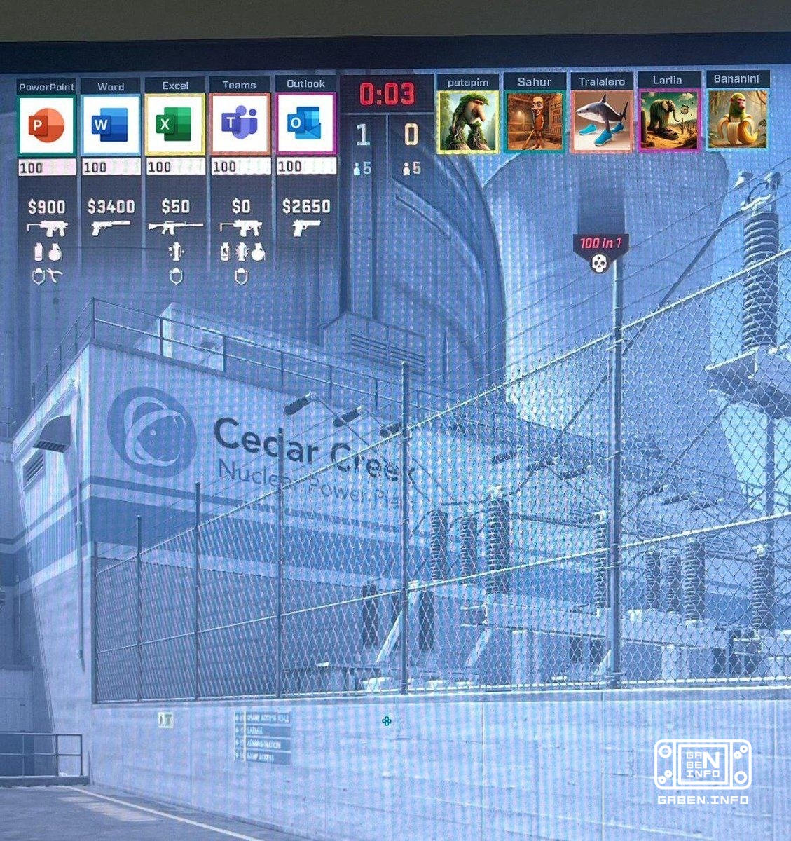 Who will counter whom?🔥 — Microsoft Office 🔫 — Brainrots 🏆 Counter-Strike