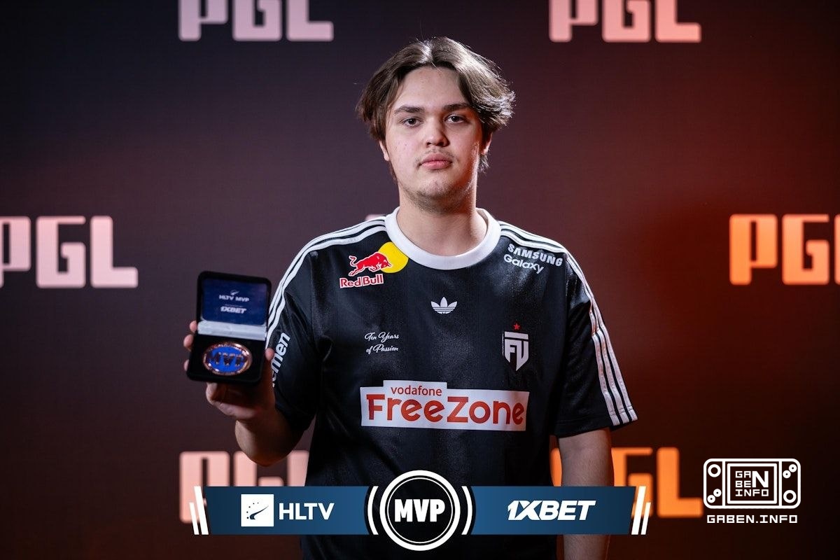 cmtry earns his first MVP at PGL BUCHAREST 2026. 🏆 Counter-Strike
