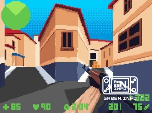 Map of Italy from Counter-Strike 1.6, recreated in pixel style😁