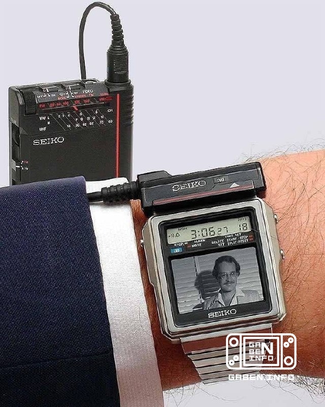 The Seiko TV Watch TR02-01 (1982, Japan)😎
