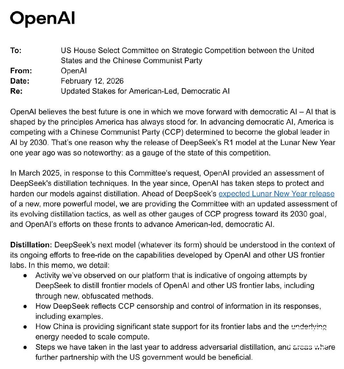OpenAI accuses DeepSeek of illegally using its technology to train the DeepSeek R1 model.We are talking about the proces...