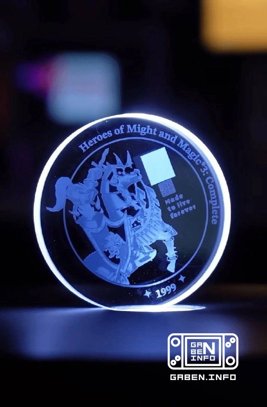 Heroes 3 was recorded on a highly reliable storage medium. The game was immortalized on a 5D quartz glass crystal.This i...