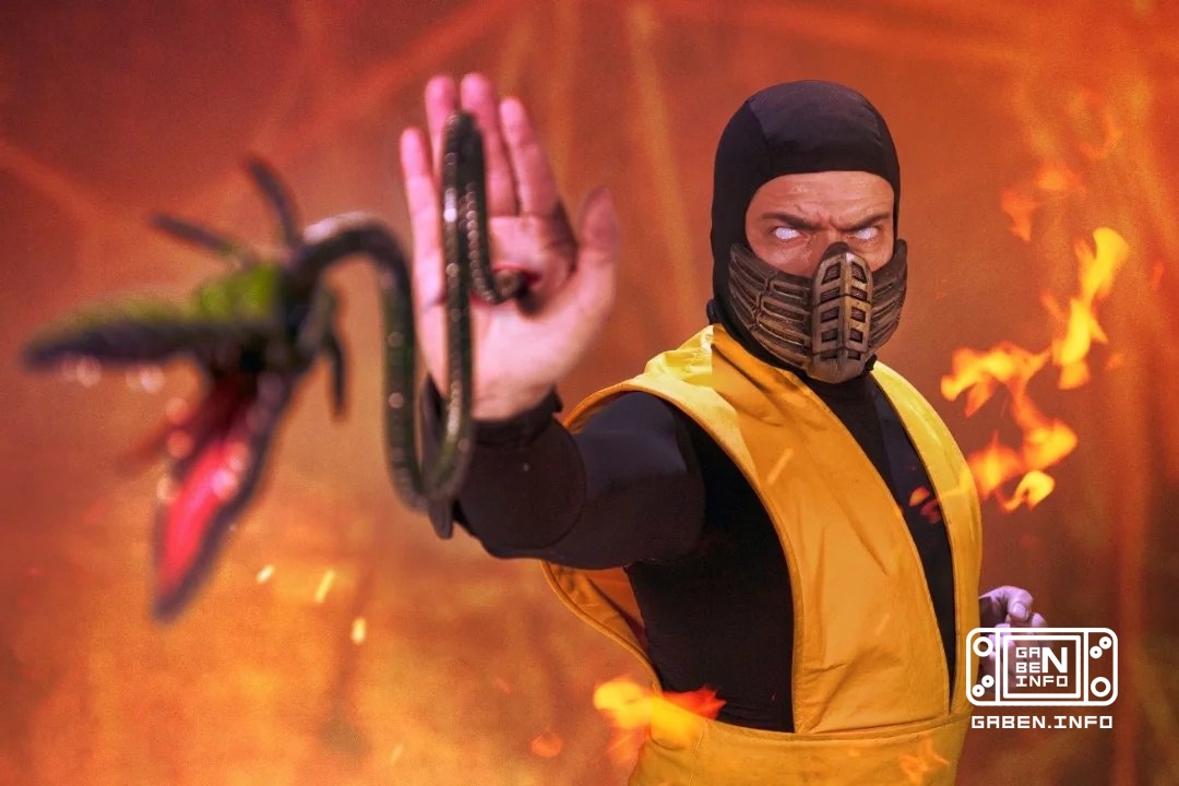 Continuing the MK theme! A very successful cosplay, in my opinion👍 Scorpion / Mortal Kombat / movie 1995 Cosplayer - Die...