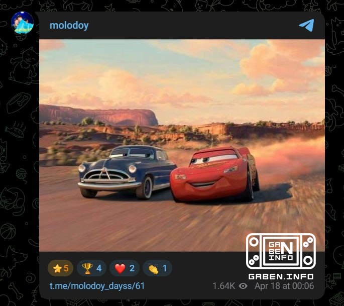 😍 Lightning McQueen and Doc Hudson - 👨 molodoy reacted to FalleN’s announcement in this way.