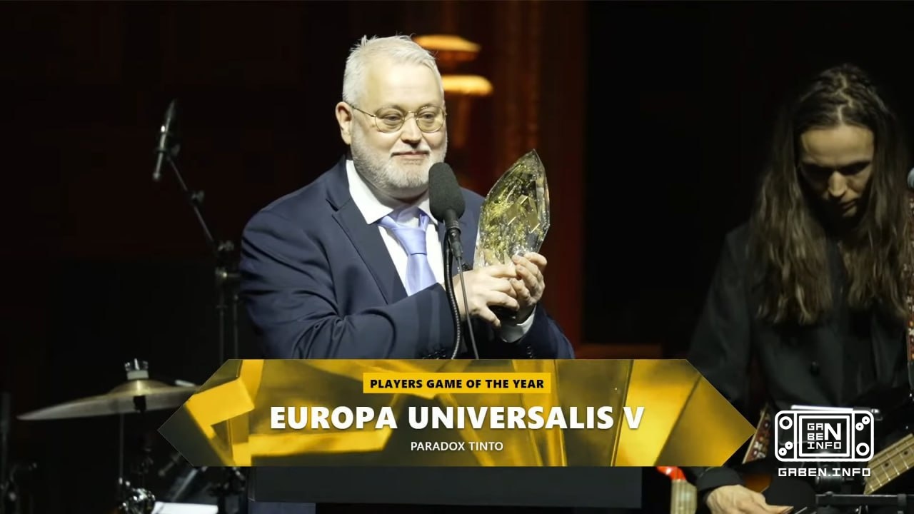 Europa Universalis V became the game of the year in the Players' Choice category. True, as part of the Swedish Game Awar...